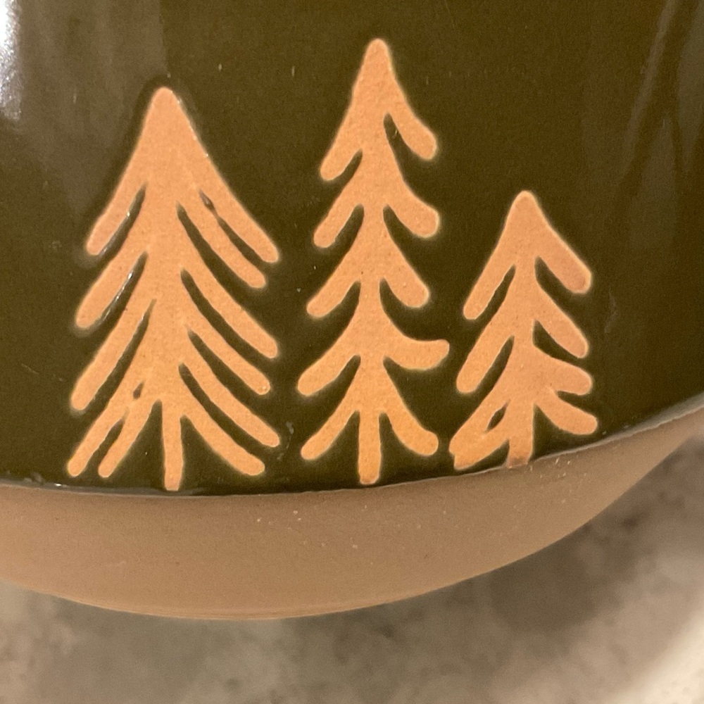 Mountain Man Fruit & Nut Company Ceramic Mug with Pine Tree Design - Picture 11 of 13